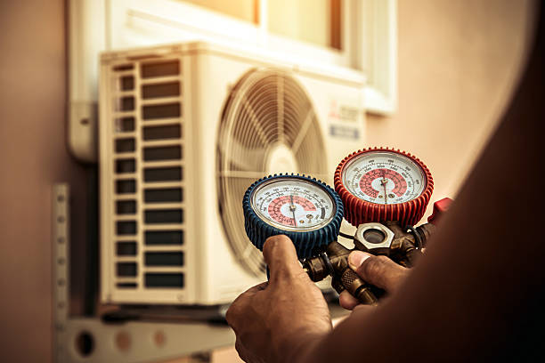 Professional Ac Installation technician working in Scottsville, NY